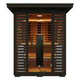 Peak Saunas Kilimanjaro 5-Person Outdoor Full Spectrum Infrared Sauna with XL Medical-Grade Red Light Therapy and Smart WiFi App Control
