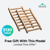 The Nora 2 Person Luxury Outdoor Hybrid Sauna