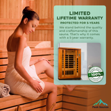 The Bellagio 3 Person Low EMF Indoor FAR Infrared Sauna
