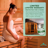 The Bergamo 4 Person Low EMF Indoor FAR Infrared Sauna
