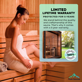 The Bergen 6 Person Luxury Outdoor Traditional Sauna