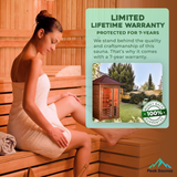 The Bristow 2 Person Outdoor Traditional Sauna
