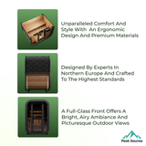 The CL3G 2 Person Cube-Series Outdoor Traditional Sauna