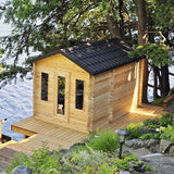 The Georgian with Changing Room 6 Person Outdoor Traditional Sauna Cabin