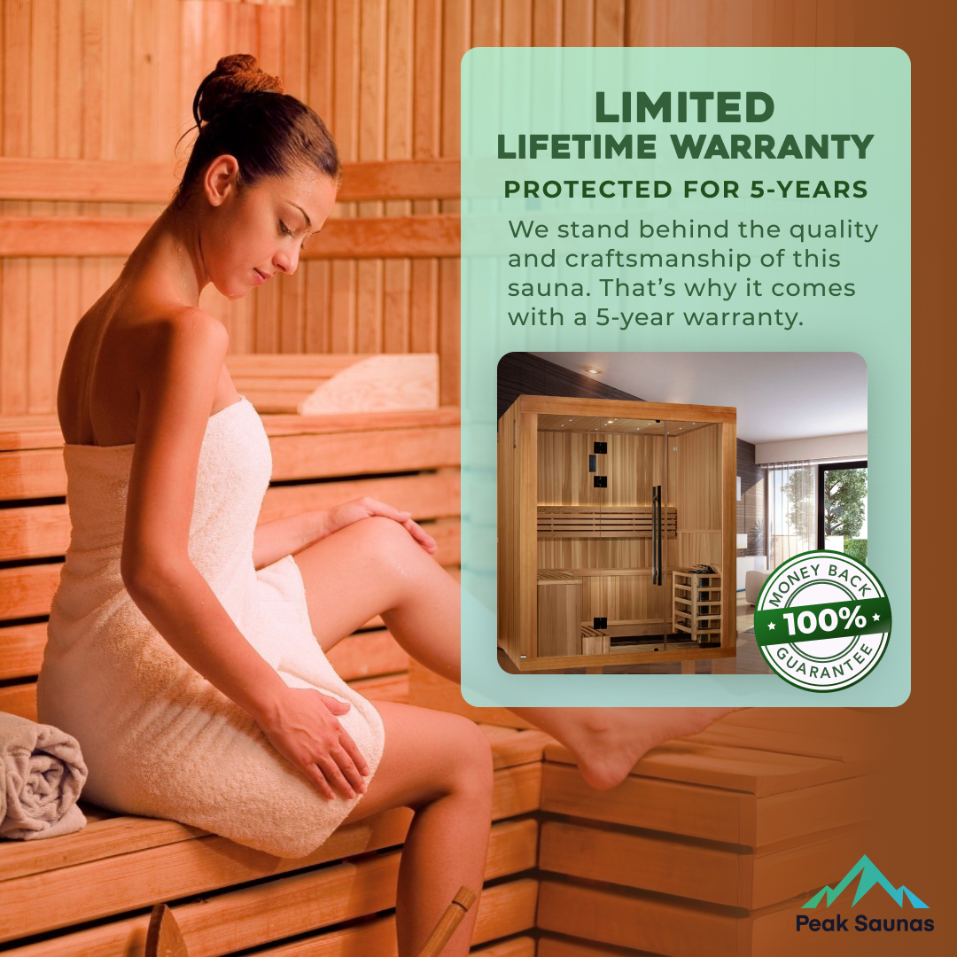 The Copenhagen 3 Person Luxury Indoor Traditional Sauna