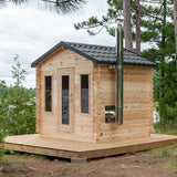 The Georgian 6 Person Outdoor Traditional Sauna Cabin