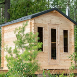 The Georgian 6 Person Outdoor Traditional Sauna Cabin