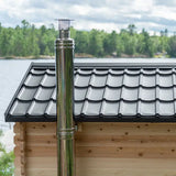 The Georgian 6 Person Outdoor Traditional Sauna Cabin