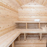 The Georgian 6 Person Outdoor Traditional Sauna Cabin