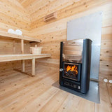 The Georgian 6 Person Outdoor Traditional Sauna Cabin