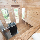 The Georgian 6 Person Outdoor Traditional Sauna Cabin
