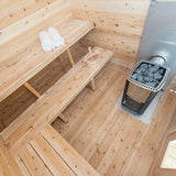 The Georgian 6 Person Outdoor Traditional Sauna Cabin