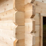The Georgian 6 Person Outdoor Traditional Sauna Cabin