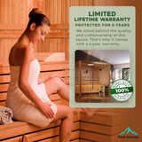 The Forssa 3 Person Luxury Indoor Traditional Sauna