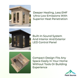 The G4 6 Person Outdoor Traditional Sauna