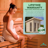 The G4 6 Person Outdoor Traditional Sauna