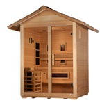 The Carinthia 3 Person Luxury Outdoor Hybrid Sauna