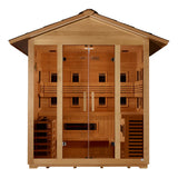 The Gargellen 5 Person Luxury Outdoor Hybrid Sauna