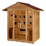 The Gargellen 5 Person Luxury Outdoor Hybrid Sauna