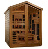 The Kaskinen 4-6 Person Luxury Outdoor Hybrid Sauna