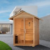 The Arlberg 3 Person Luxury Outdoor Traditional Sauna