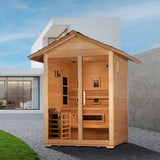 The Carinthia 3 Person Luxury Outdoor Hybrid Sauna