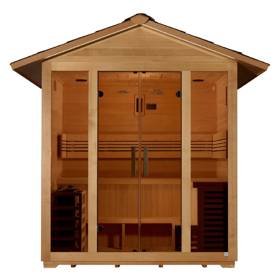 The Vorarlberg 5 Person Luxury Outdoor Traditional Sauna