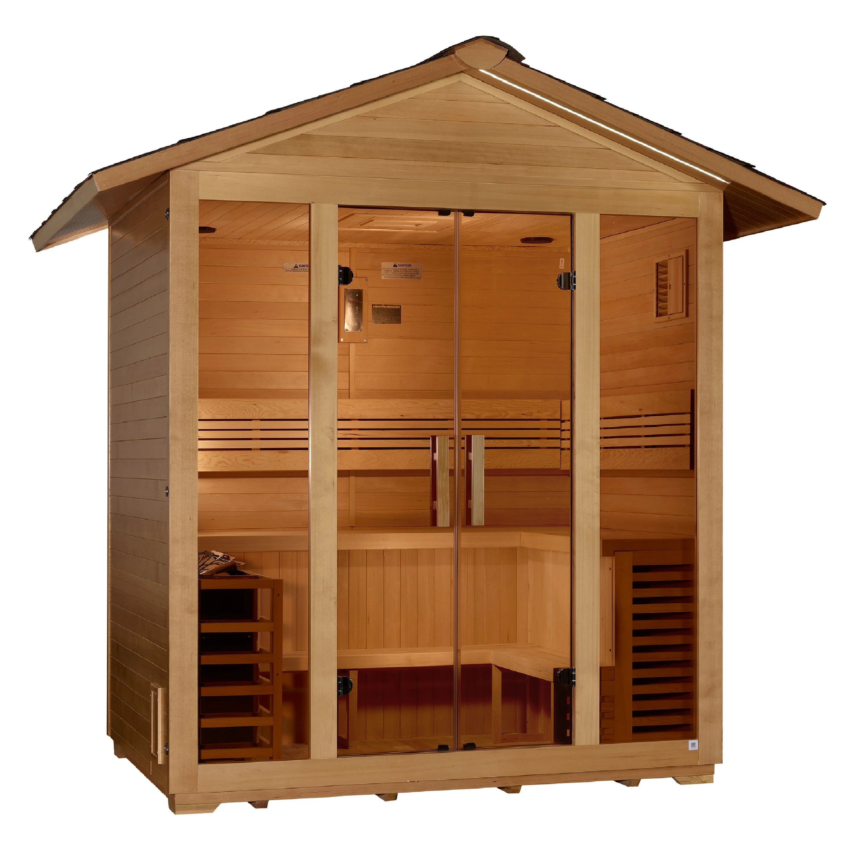 The Vorarlberg 5 Person Luxury Outdoor Traditional Sauna