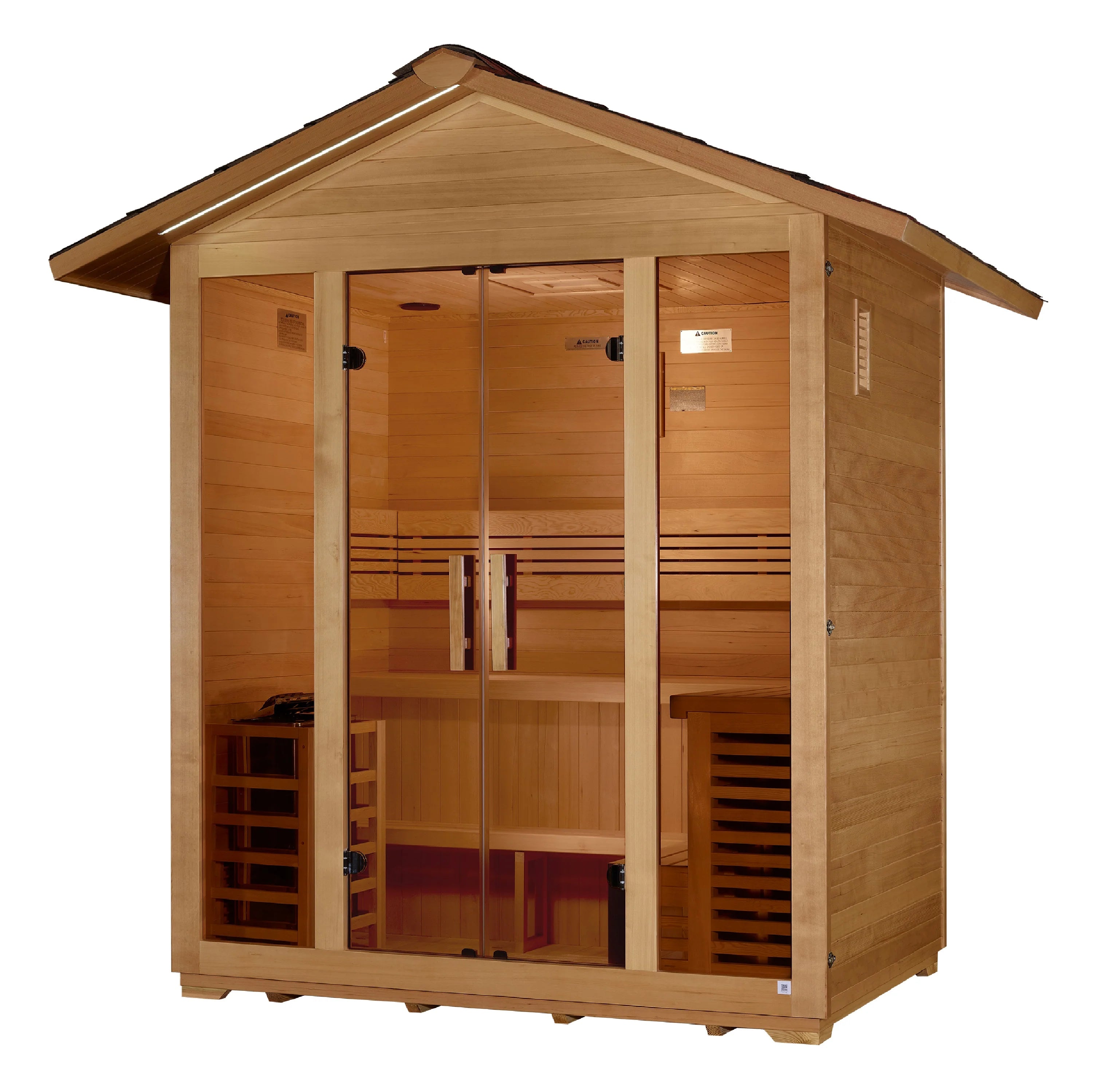 The Vorarlberg 5 Person Luxury Outdoor Traditional Sauna