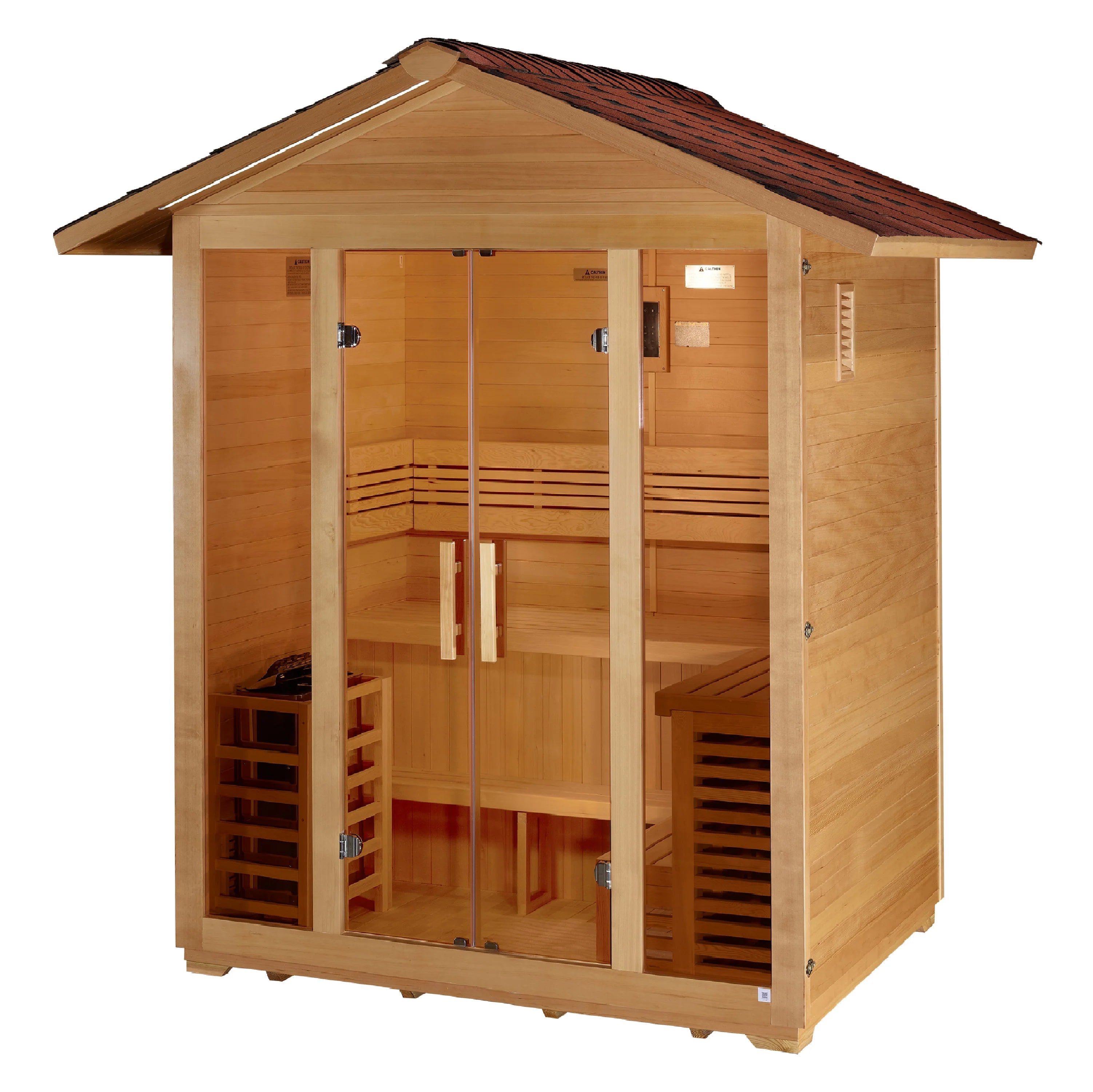 The Vorarlberg 5 Person Luxury Outdoor Traditional Sauna