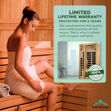 The Gracia 1-2 Person Low EMF Indoor FAR Infrared Sauna