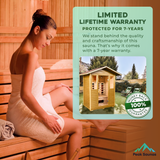 The Grandby 3 Person Outdoor FAR/MID Infrared Sauna