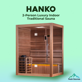 The Hanko Edition 2 Person Luxury Indoor Traditional Sauna