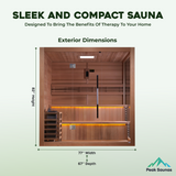 The Kuusamo Edition 6 Person Luxury Indoor Traditional Sauna
