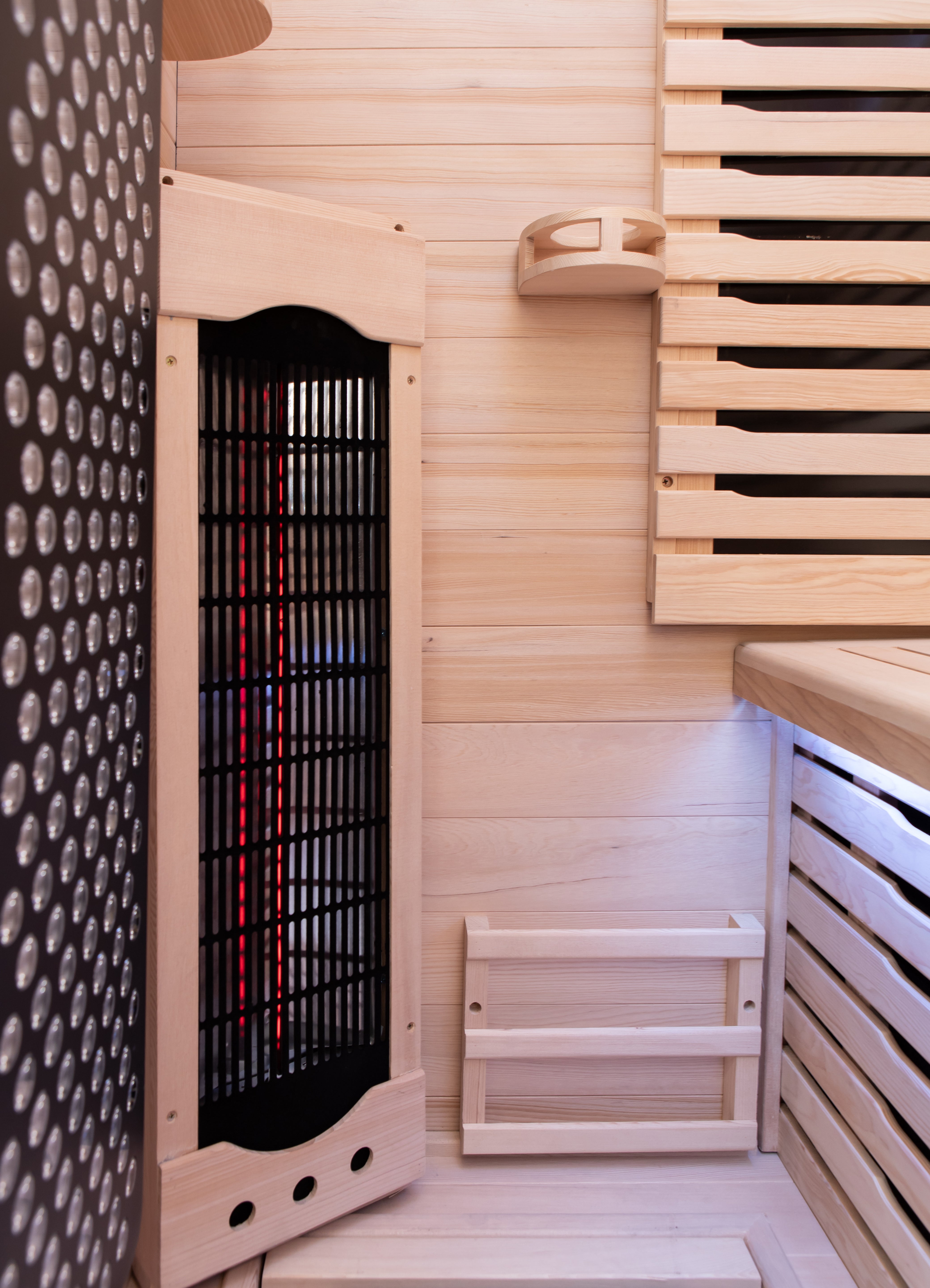 Peak Saunas Everest 2-Person Full Spectrum Infrared Sauna with Built-In XL Medical-Grade Red Light Therapy & Smart WiFi App Control