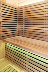 Peak Saunas Fuji 2-Person Full Spectrum Infrared Sauna with XL Medical-Grade Red Light Therapy & Smart WiFi App Control
