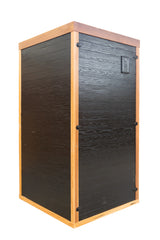Peak Saunas Rainier 1-Person Full Spectrum Infrared Sauna with XL Medical-Grade Red Light Therapy & Smart WiFi App Control