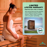 The Narvik 2 Person Luxury Outdoor Traditional Sauna