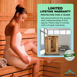 The Vitality 2 Person Near Zero EMF Indoor FAR Infrared Sauna