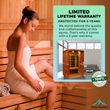 The Venice 2 Person Low EMF Indoor FAR Infrared Sauna