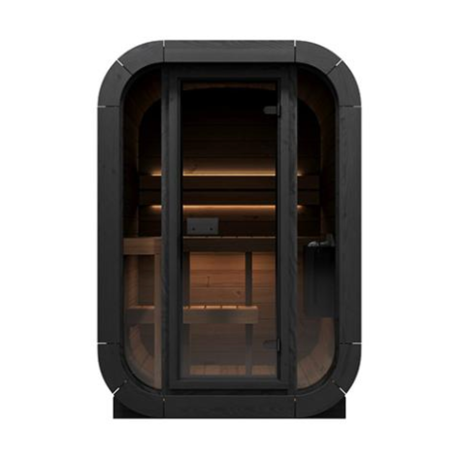 The CL3G 2 Person Cube-Series Outdoor Traditional Sauna