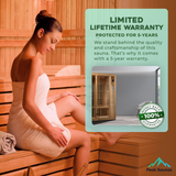 The Seattle 2 Person Low EMF Indoor FAR Infrared Sauna