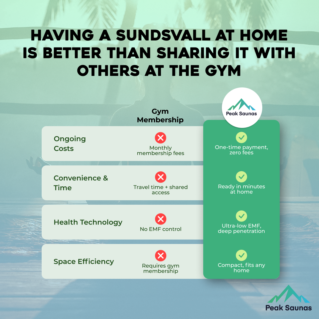 The Sundsvall 2 Person Luxury Indoor Traditional Sauna