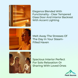 The Vorarlberg 5 Person Luxury Outdoor Traditional Sauna