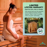 The Vorarlberg 5 Person Luxury Outdoor Traditional Sauna