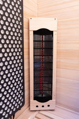 Peak Saunas Everest 2-Person Indoor Near Zero EMF Full Spectrum Infrared Sauna with XL Medical-Grade Red Light Therapy & Smart WiFi App Control