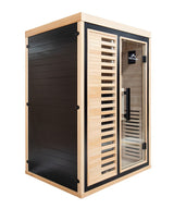 Peak Saunas Everest 2-Person Full Spectrum Infrared Sauna with Built-In XL Medical-Grade Red Light Therapy & Smart WiFi App Control