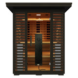 Peak Saunas Kilimanjaro 5-Person Outdoor Full Spectrum Infrared Sauna with XL Medical-Grade Red Light Therapy and Smart WiFi App Control