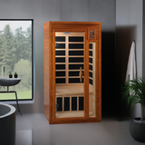 The Barcelona Elite 1-2 Person Ultra Low EMF Indoor FAR Infrared Sauna