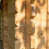 Dundalk CT Georgian Outdoor Steam Sauna with Changing Room (6 person) Dundalk Leisurecraft